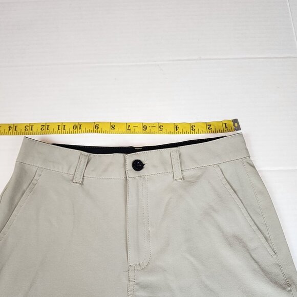 Under Armour boy sz 14 khaki performance shorts golf activewear preppy - Picture 8 of 9